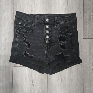 American Eagle Outfitters Black Jean Shorts
